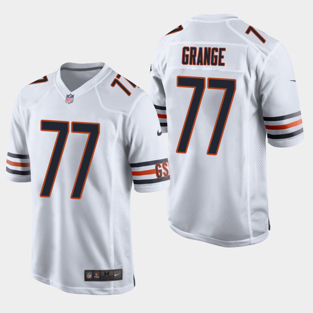 Men Chicago Bears 77 Red Grange Nike White Retired Player NFL Jersey